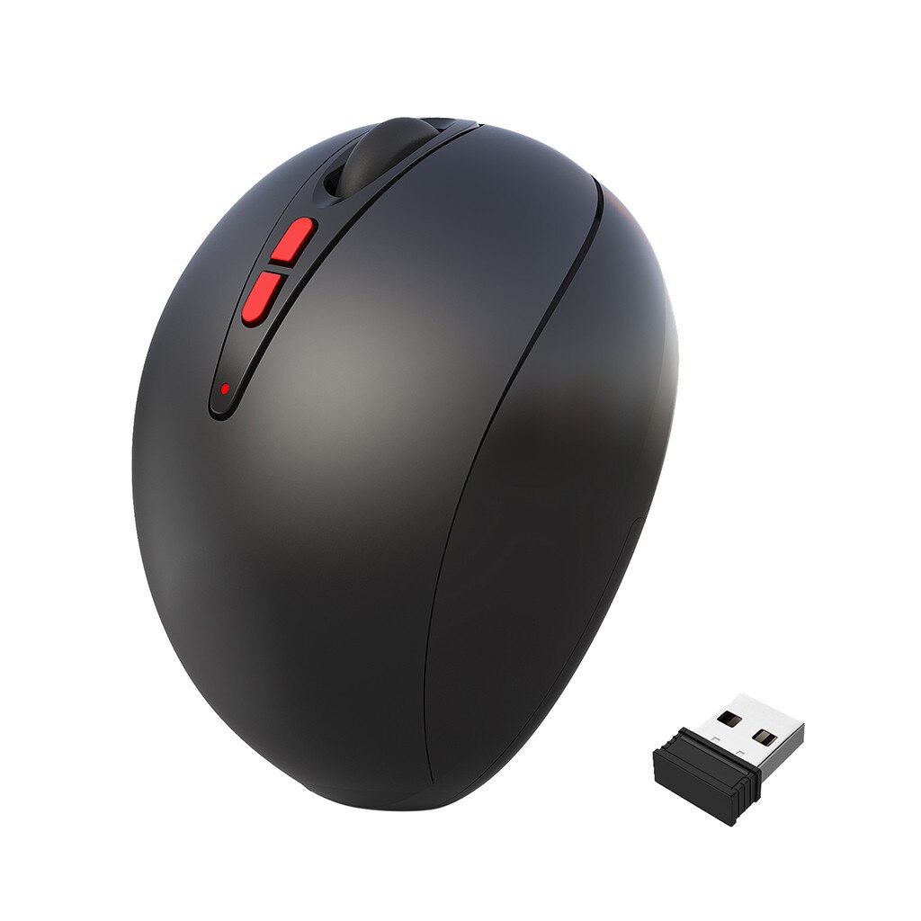 2.4G wireless USB receiver rechargeable 7-button adjustable DPI2400 mouse with vertical ergonomic USB plug and play