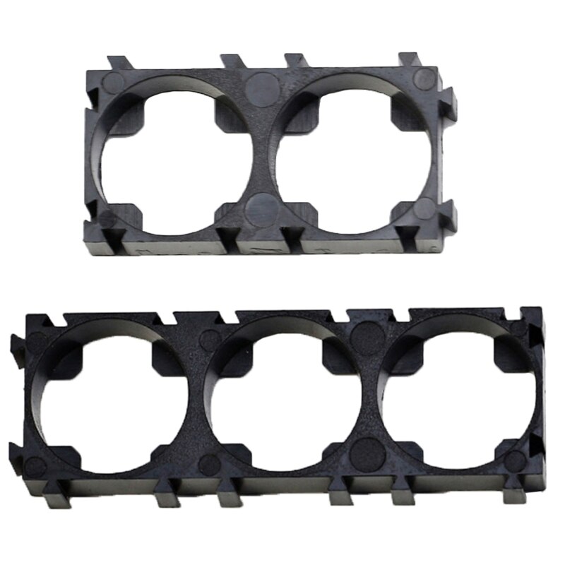 10 pçs 21700/32650 suporte da bateria suportes de plástico 21700 suporte da bateria para 21700/32650 bateria 1x 3/1x2 diy acessórios
