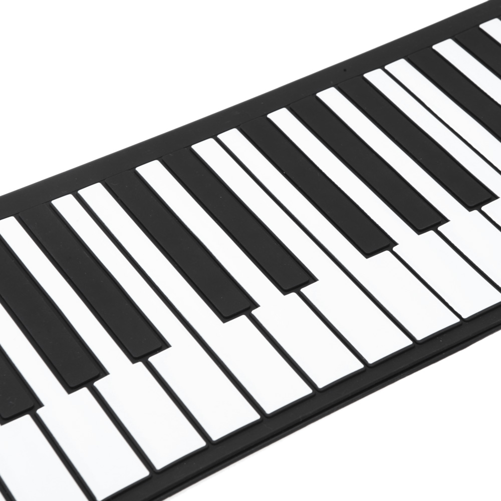 Piano Digital de silicona con 61 teclas, teclado suave de , Flexible, enrolladas, portátil