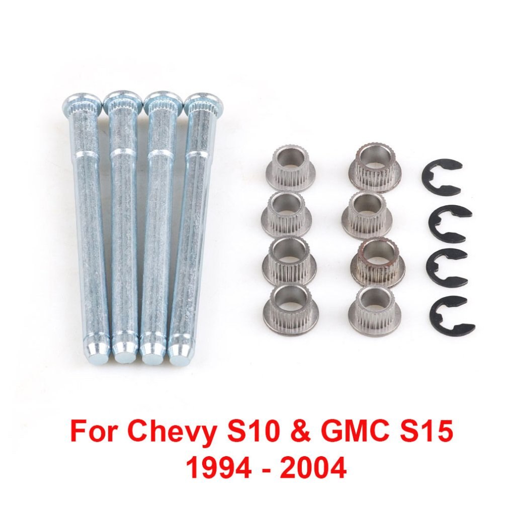 Autonative Door Hinge Bush Repair Parts Silver Door Hinge Pins Pin Bushing Kit For S10 & For S15 94-04