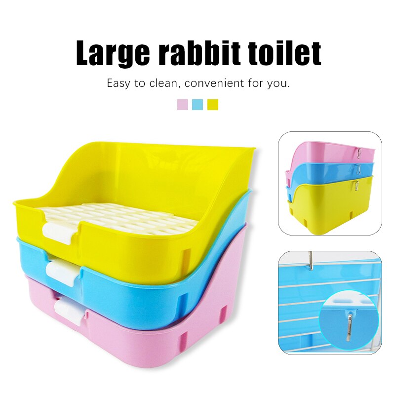 Hase Wurf Kasten Reiniger Ecke Toilette Hamster Haustier Katze Hase Platz Toilette Urinal Töpfchen Hase Kacke Topf drinnen Ausbildung Tablett