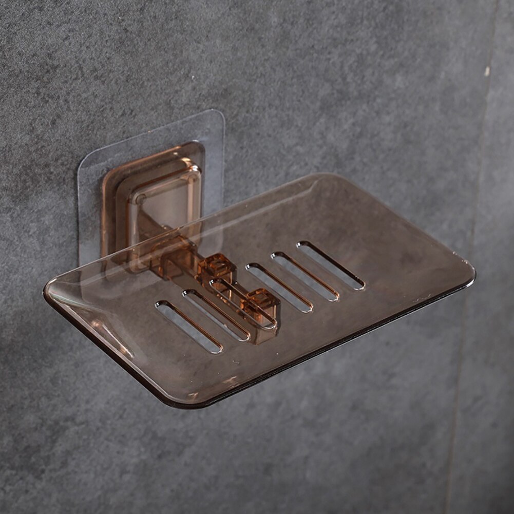 Badeværelse brusebad sæbeboks fad bakke plade arrangør vægmonteret opbevaringsstativ dejligt