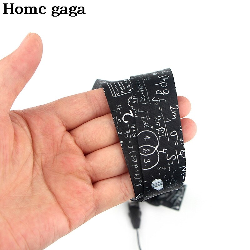 Homegaga-Llavero de fórmula matemáticas para teléfono, correa de cuello Punk de dibujos animados para llaves, tarjeta de identificación, cordones para teléfono móvil D2911