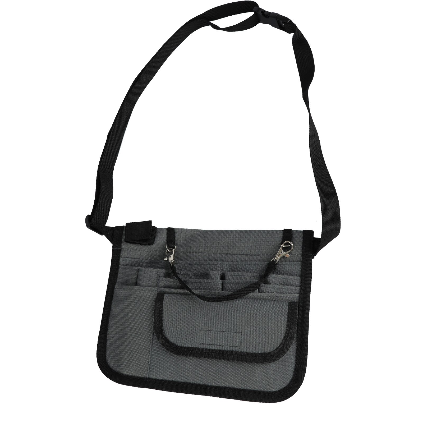 Verpleegkundige Fanny Pack Met Tape Houder, Premium Utility Verpleegkundige Organizer Belt - Multi Compartiment Verpleegster Schort Hip Bag: Gray