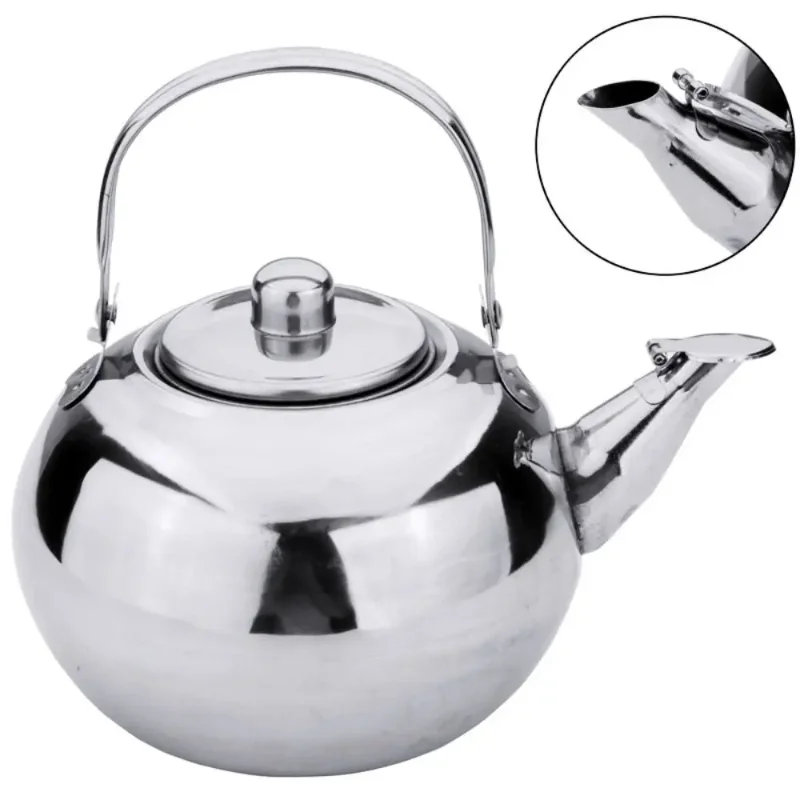 Bollitore per acqua in acciaio inossidabile Teiera con filtro infusore Bollitore per caffè verde Oolong Tè brocca casa ufficio Tè caffè utensili Pentole