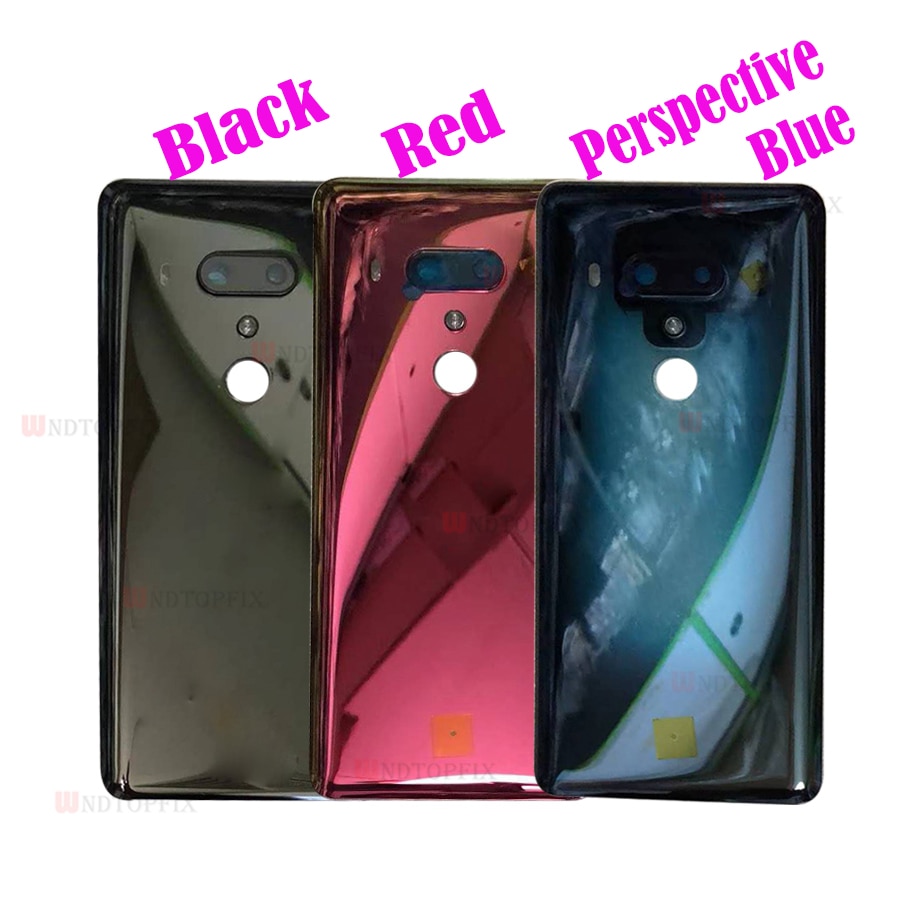 6.0 Inch Voor Htc U12 Plus Terug Batterij Cover Achterdeur Panel Glas Behuizing Case Vervanging Deel Voor Htc U12 + Batterij Cover