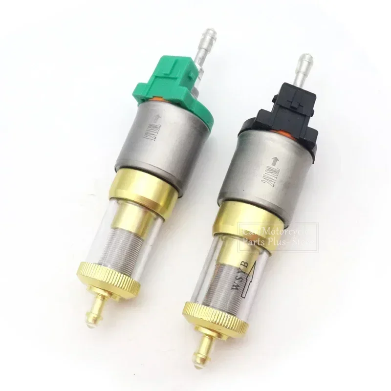 12V/24V 16ml/18ml Diesel Heater Fuel Pump with Double Filter, Quieter, Diesel Heater Replacement Parts for All Diesel Parking