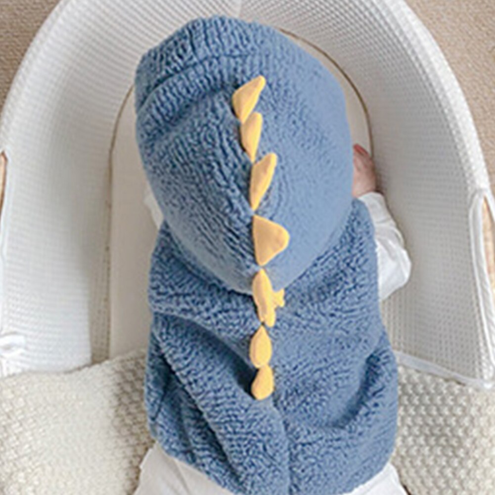 Uitloper Warm Leuke Herfst Winter Meisjes Jongens Comfortabele Mode Zachte Hooded Baby Peuter Knop Mouwloze Baby Vest