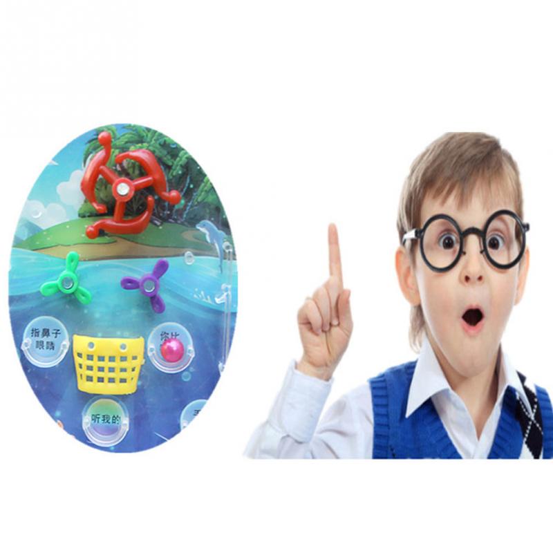 bambini festa Educativi tiro Palle mini cartone animato padella Regalo Giochi Macchina Obiettivi Tasca Giocattolo pinna Giocattolo colore Casuale