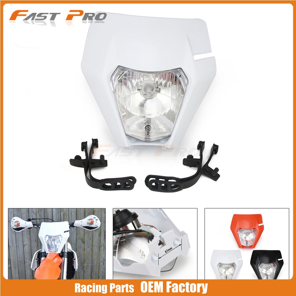 De la motocicleta Universal faros faro delantero para KTM EXC EXCF SX SXF XC XCF XCW XCFW 125, 150, 200, 250, 350, 450, 530