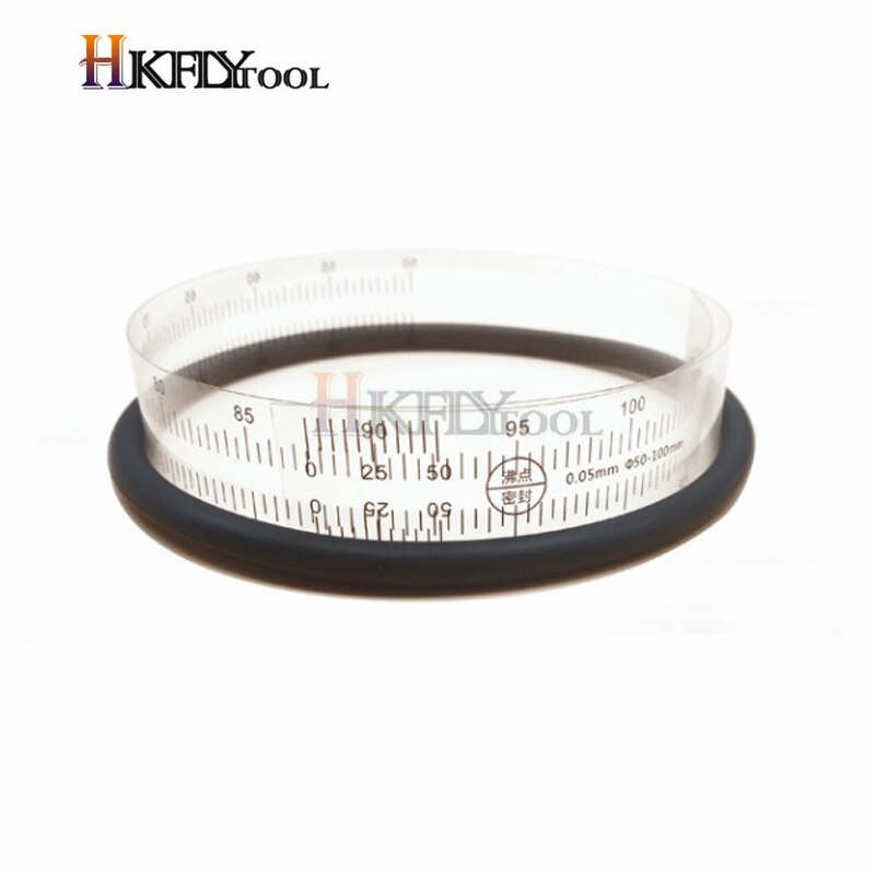 10-350mm Flexible Ruler O-rings Inside And Outside Diameter Ruler Measurement Tool Measuring Ruler