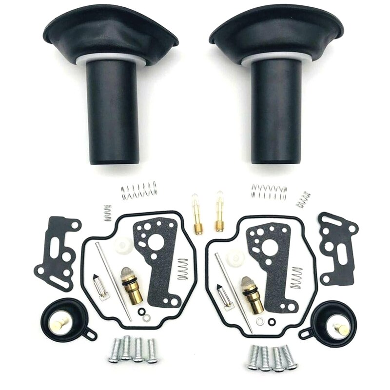 Kit de reparación de carburador, diafragma de émbolo para Yamaha Virago XV535 1990-2001 XV 535: Default Title