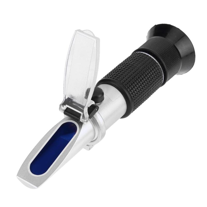 Handhållen alkohol refraktometer hydrometer socker vin koncentration mätare för vin jäsning drycker och andra områden