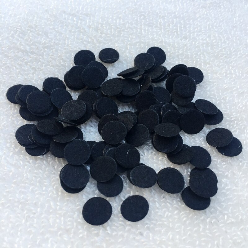 Gør det selv 10mm 800 stk rund filt cirkel stof puder tilbehør patches non-woven sy filt puder stof blomster tilbehør