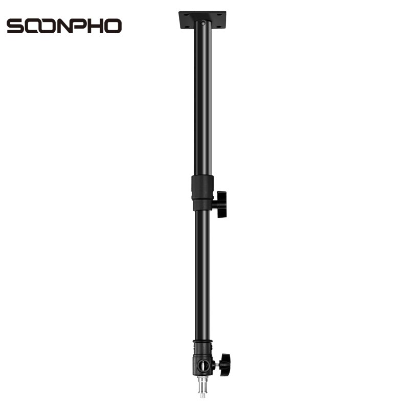 Photography Studio Wall Mount Camera Wall Ceiling Mount Boom Arm Up to 26" for Photo Video Monolights Umbrellas Reflectors