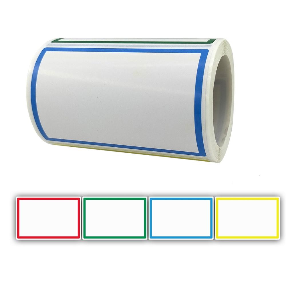 1 rol zelfklevende verwijderbare vriezer koelkast voedselopslag papieren stickerlabels witte datumstickers voor thuisopslagtags
