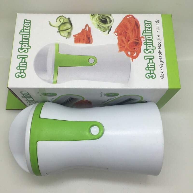 Multifunction Radish Spiral Grater Manual Stainless Steel Spiral Cutter Kichen Accessories