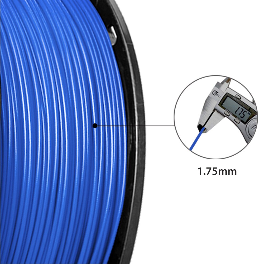 1.75mm petg-filament, het beste voor het printen van lampenhangers 100%  petg-filament zonder bubbels 3d printerfilament 1kg/2.2 lbs met spoel