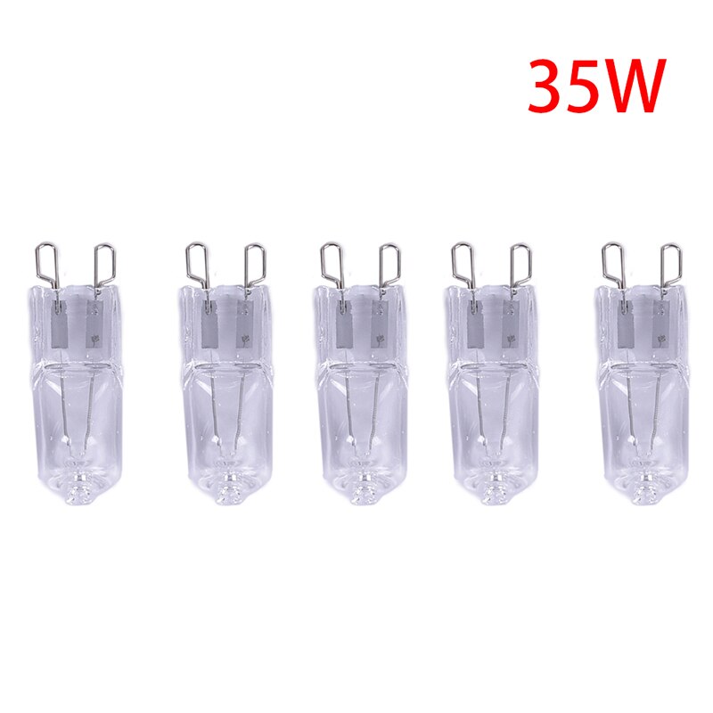 5 stk  g9 220v ledet pære 18w 28w 33w 35w halogenlampe supersterk varm hvit /3 stk  g4 10w: 35w