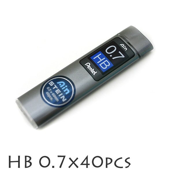 Pentel C277 Vulpotlood Refill Leads Potlood Kern Vervanging Ain Core Vervanging Stein 0.7 Mm Japan H, Hb, b, 2B