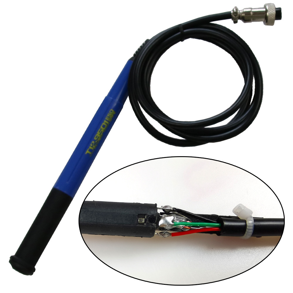 QUECOO 4pin T12-M8 9501 907 P9 Handle For T12-952/942/956 Soldering Iron stationTemperature Digital Electric Controller