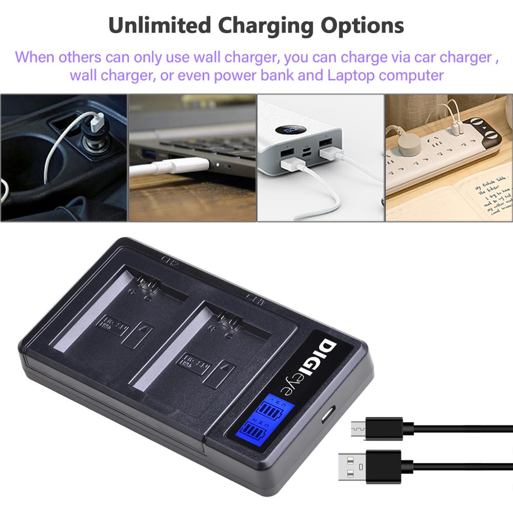 3Pcs 2160Mah NP-FW50 Np FW50 Batterij + Lcd Usb Dual Charger Voor Sony Alpha A6500 A6300 A7 7R a7R A7R Ii A7II NEX-3 NEX-3N NEX-5