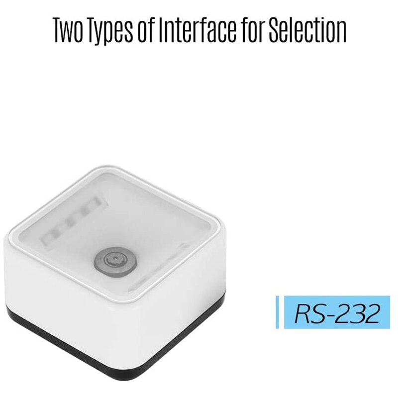 EP7000 Mini 1D/2D/QR Barcode Scanner CMOS Ie Module for Access Control Office Electronic Scanners RS232 EU Plug