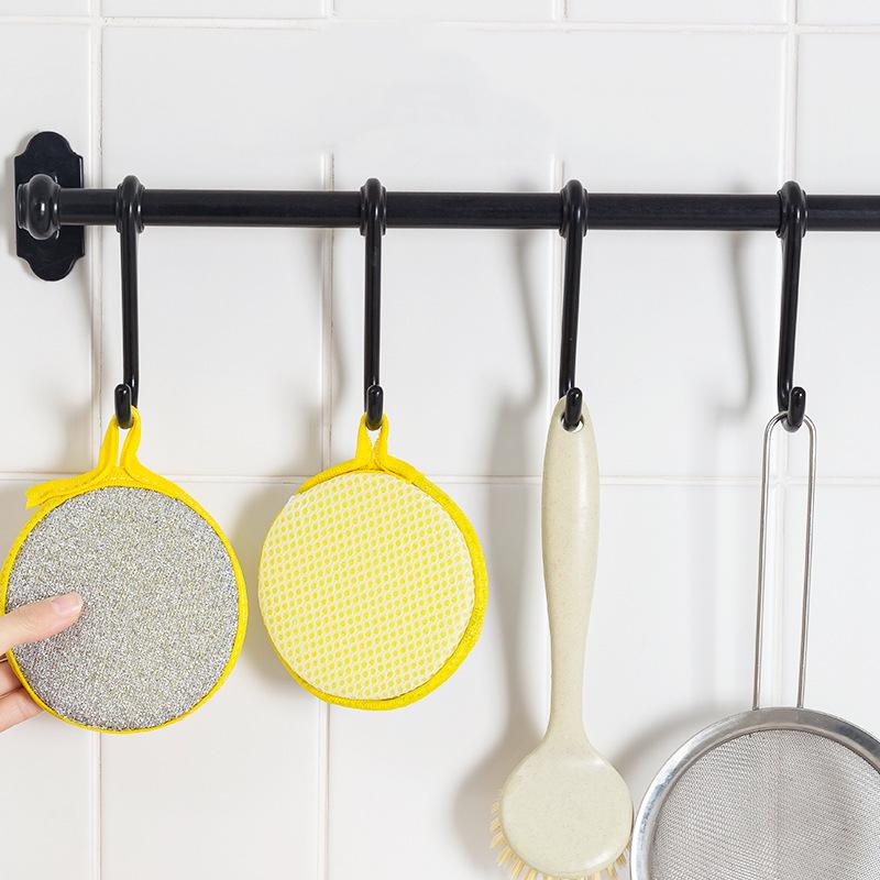 10-1PC Double Side Dishwashing Sponge Household Cleaning Tools Dish Brush Cleaning Supplies Pot and Dish Cleaning Sponges