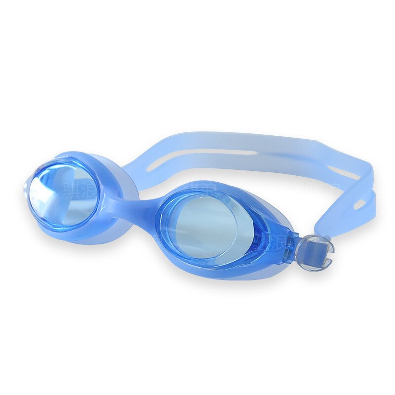 Multi Prescription Optical Swim Goggle Myopia Glasses Silicone Anti-fog Coated Watertight Swim Eyewear Eyeglasses diopter: Blue