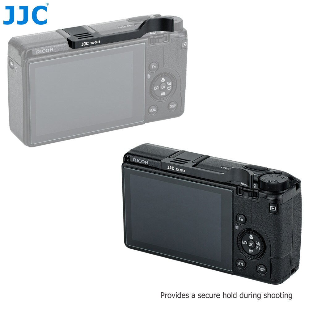 JJC TAGR3 ThumbsUpGrip HandGrip For Ricoh GR III Camera Aluminium