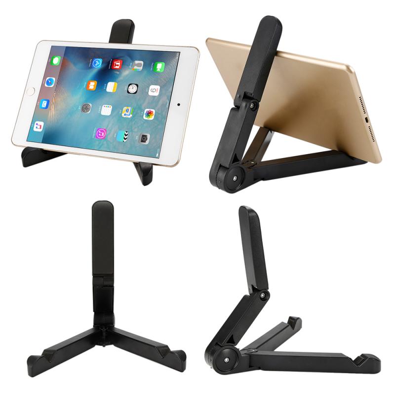 Metal Foldable Phone Tablet Stand Holder Adjustable Desktop Mount Stand Tripod Table Desk For IPhone IPad Mini 1 2