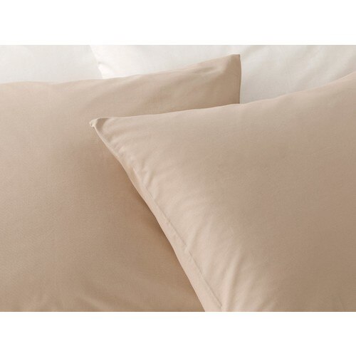 Federa per cuscino 2 'li in cotone piatto inglese casa 50x70 cm schiuma caffè