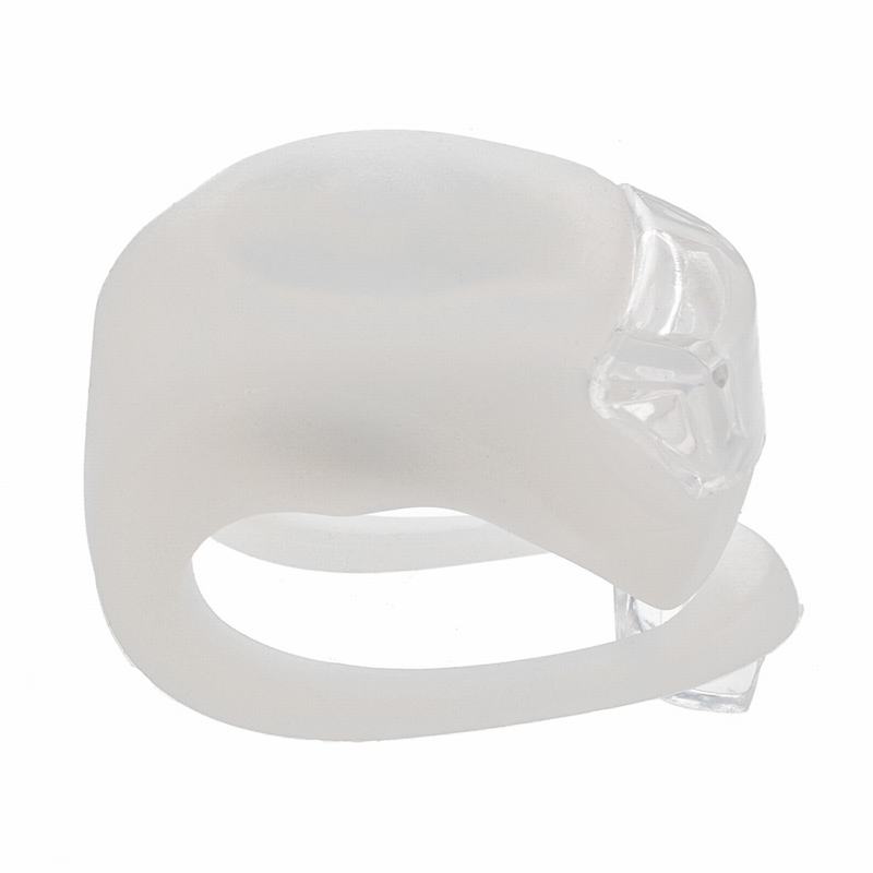 Fietsverlichting Achter Voor Waterdichte Led Fiets Accessoires Siliconen Berg Wiel Push Wit Clip Lighty Fietsen Waarschuwing Lamp: White-White Light