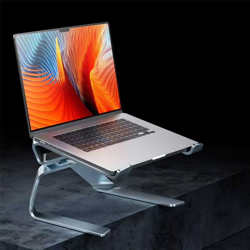Draagbare draaibare verstelbare laptophouder Aluminium ergonomische laptopstandaard
