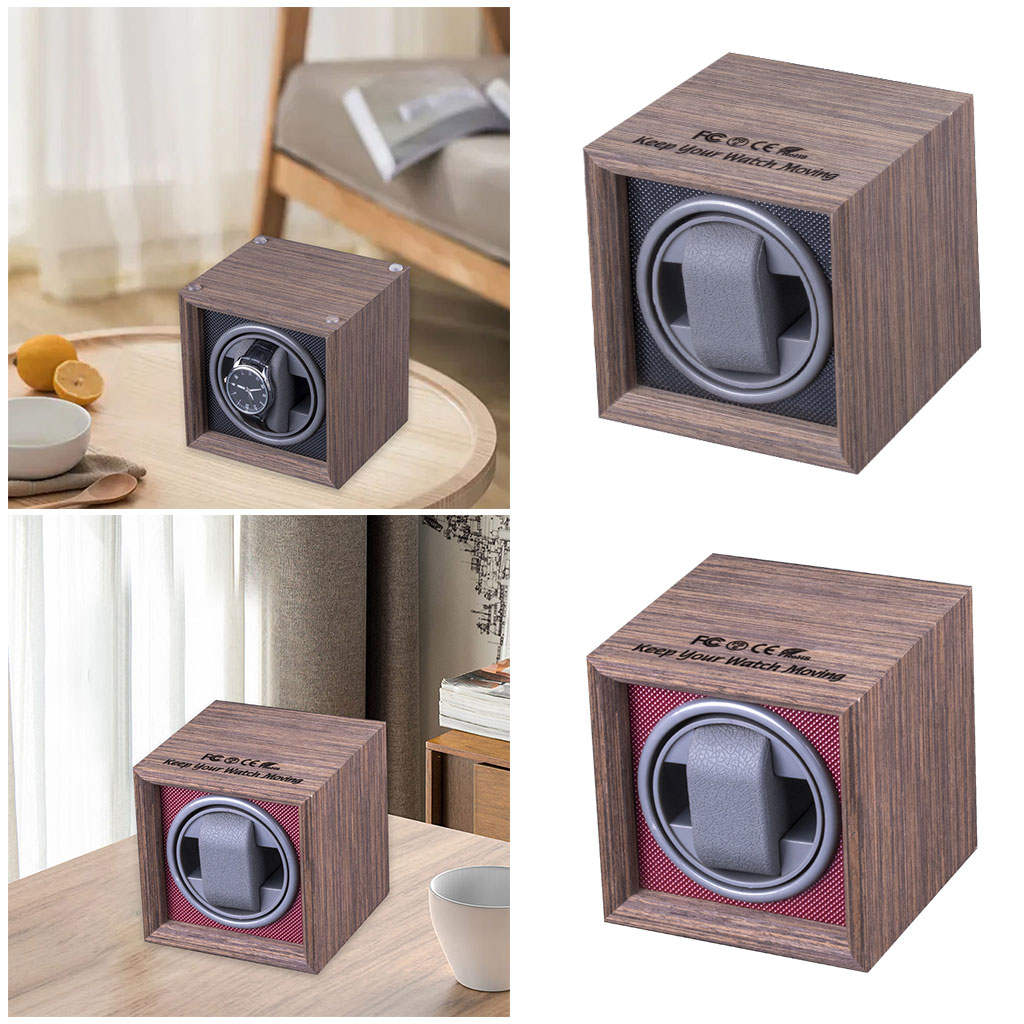 Automatische Horloge Winder Sieraden Opslag Abs 3-Niveau Usb Met Stille Motor Horloge Case Enkele Horloges Winder Voor Mechanische horloges
