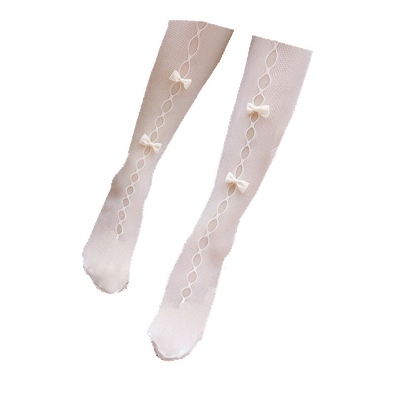 Hule små sommerfugle net sokker hul sokker sød retro stil strømpebukser elasticitet var tynd kvindelige lolita sokker japansk sød