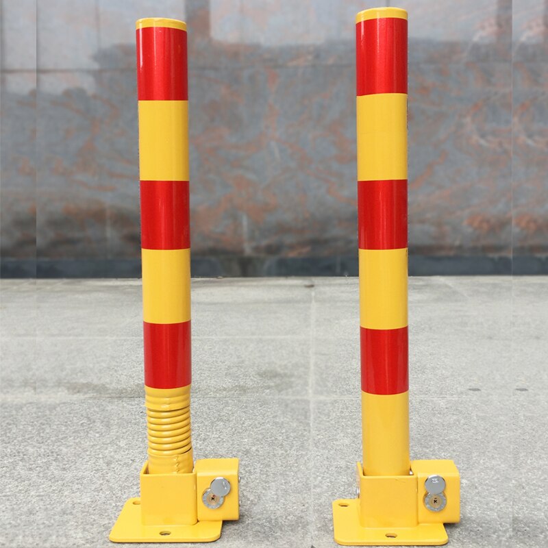 KinJoin Parking Lock Pillar With Spring And Lock/ Car Barrier Lock Private Territory Maintenance Protect Parking