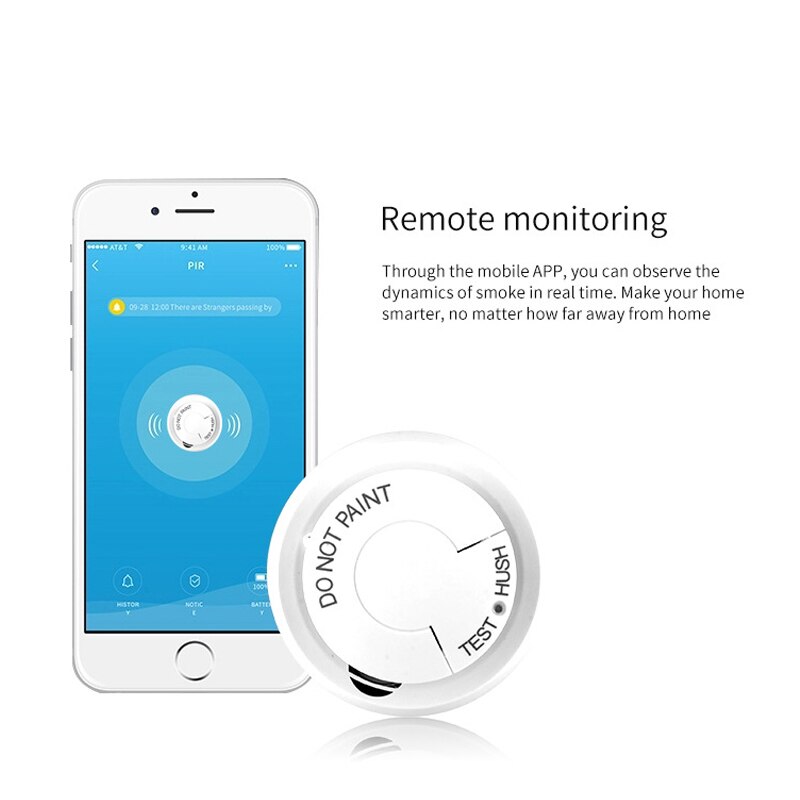 Smart Brandalarm Rookmelder Tuya Smart Home Tuya Wifi Rookmelder Networking Alarm Smart Home Security