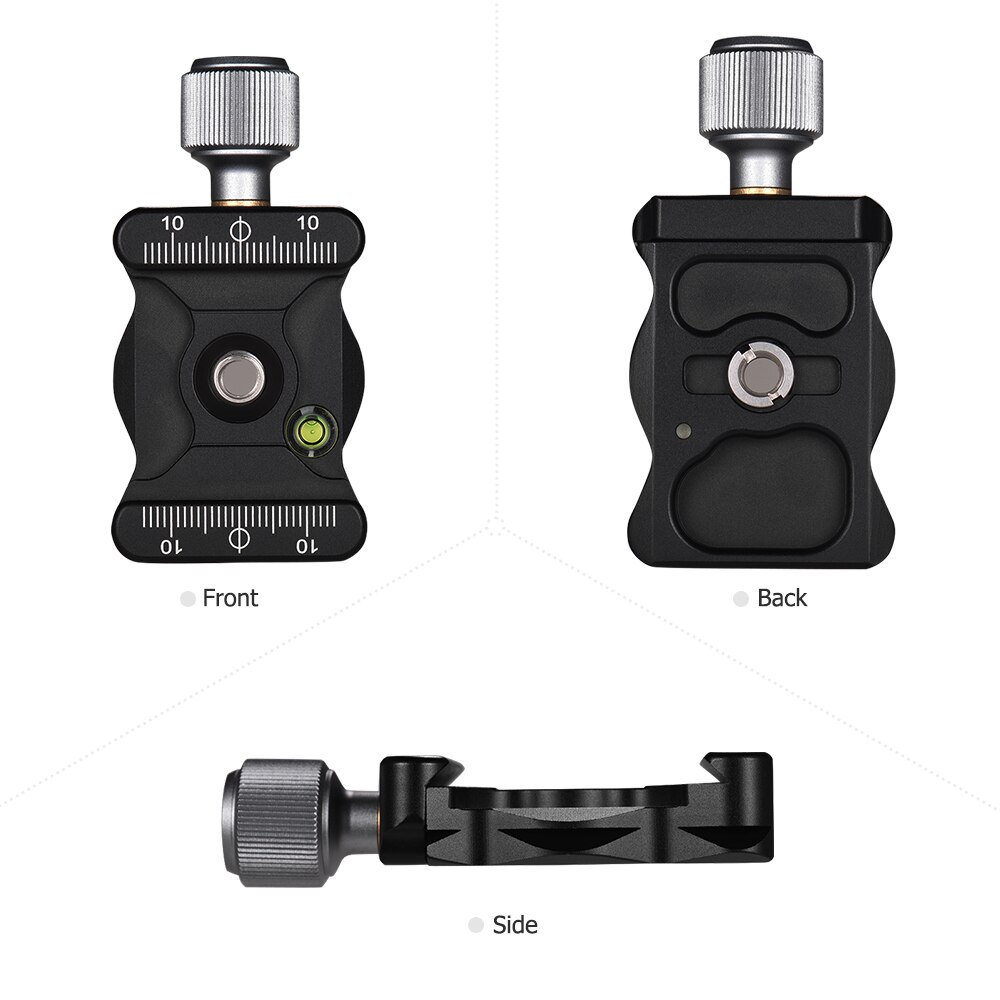 Aluminium Quick Release Clamp Screw Mount Bubble Level for Ballhead Tripods Camera Accessories for Arca Swiss