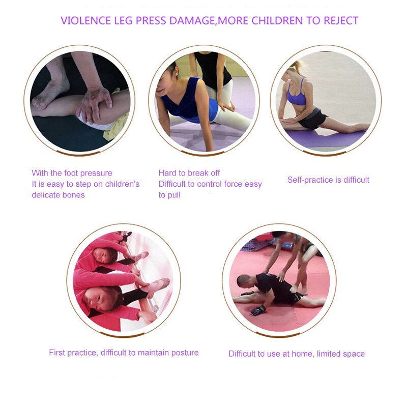 Fitness Shaping Leg Stretcher Machine Extension Device Stainless Steel Leg Ligament For Ballet Yoga Exercise Training Equipment