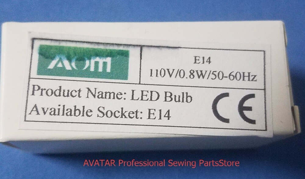 E12 E14 E15 110V/220V 0.8W 50-60Hz household Household sewing machine bulbs bulb lamp for singer juki pfaff janome brother acme