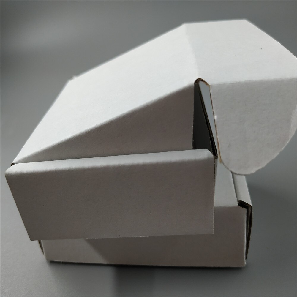 17cm 50pcs blank white Paper Post Pack Box Storage Online Shopping Express Boxes white Mailing Box