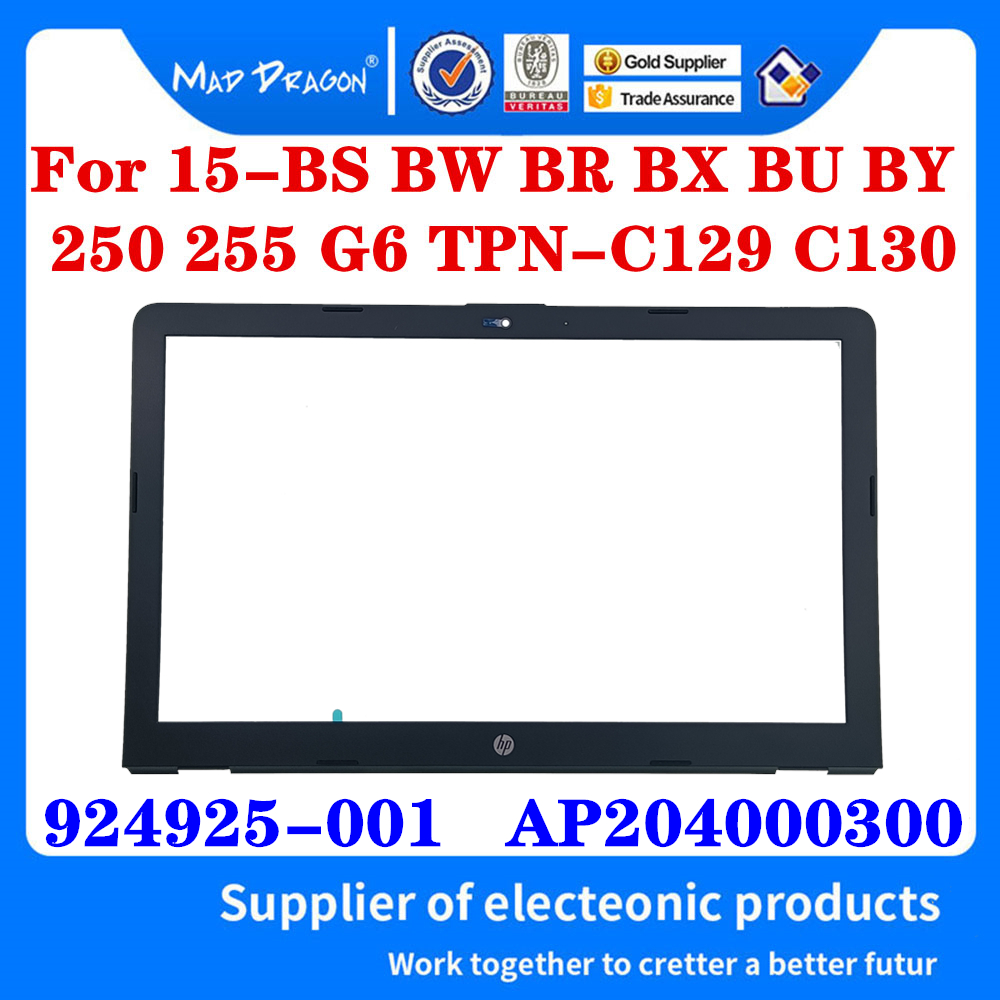 Nowy 924899-001 L13909-001 924894-001 L13904-001 929893-001 do HP 15-BS 15T-BS 15-BW 15Z-BW 250 G6 255 G6 LCD do laptopa tylna pokrywa: 924925-001
