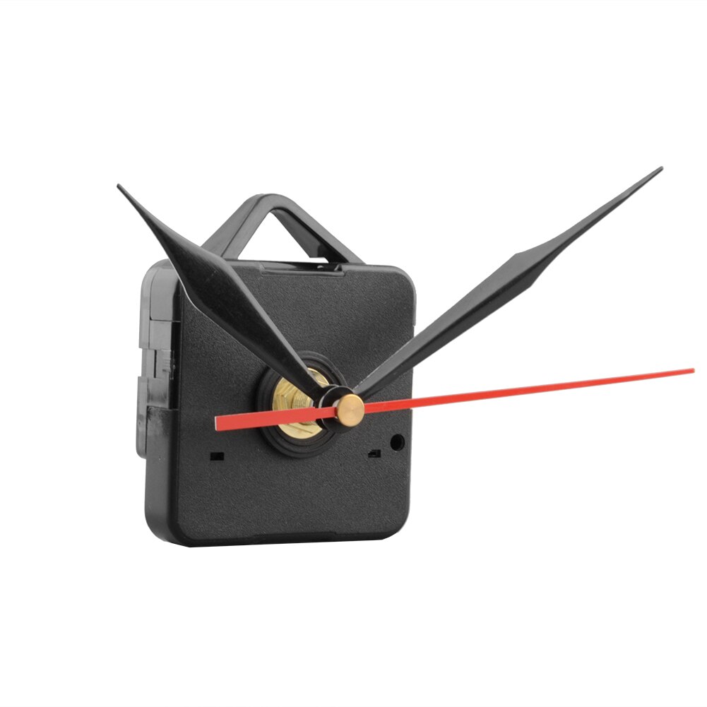 Klok Quartz Uurwerk Mechanisme Zwart en Rood Handen Vervanging Deel Repair Kit Tool Set