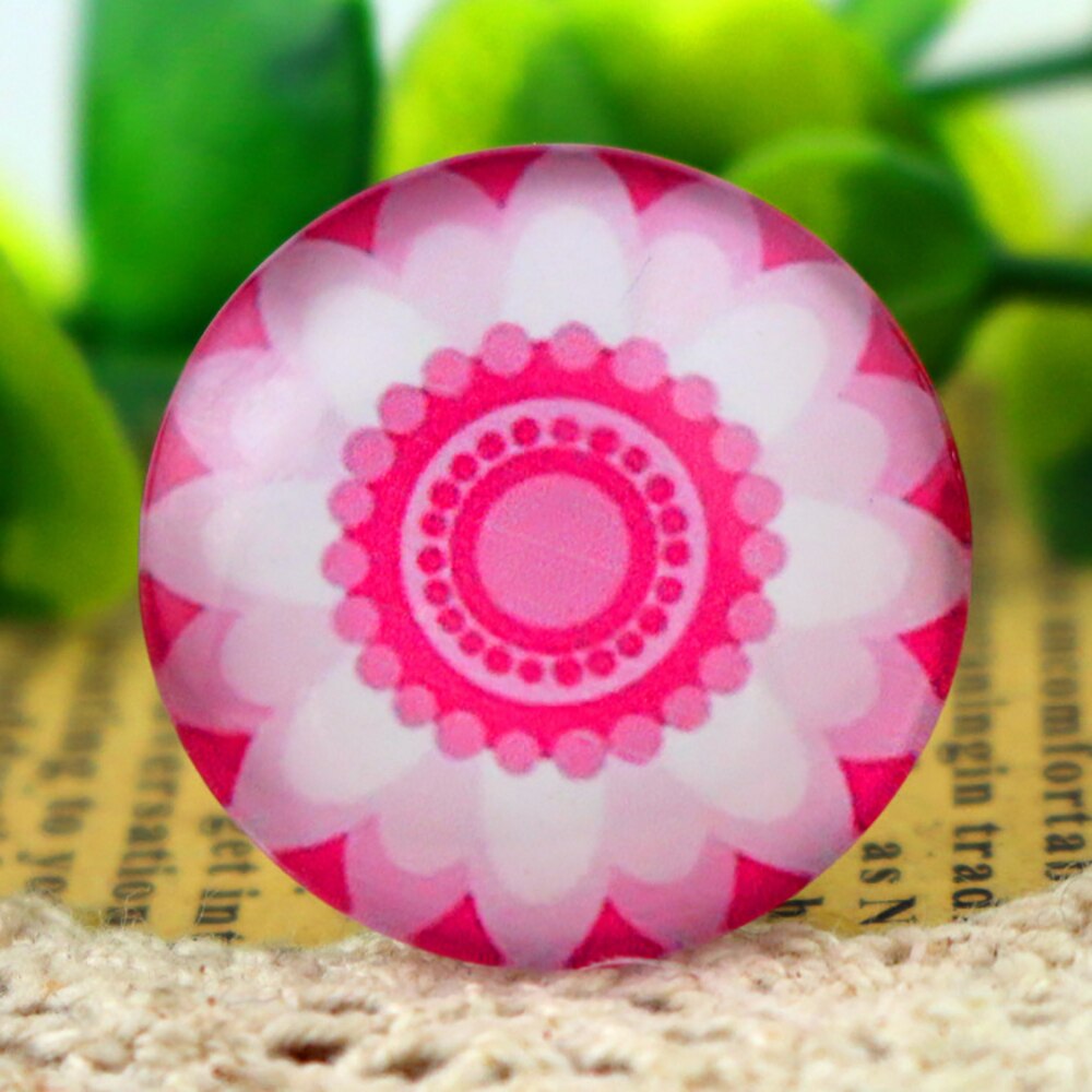 5pcs/Lot 25mm Tree Handmade Photo Glass Cabochons: F6-43