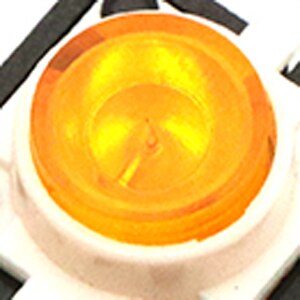 5 pezzi di pulsanti illuminati 12*12, rosso, giallo, blu, verde, bianco, portato, interruttore a sfioramento, pulsante, micro pulsante, normalmente aperto: giallo leggero