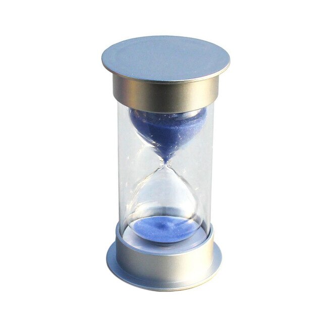 20 Minutes Hourglass Timer Cooking Sand Clock Timer Decor Purple/Pink/Blue: blue sand