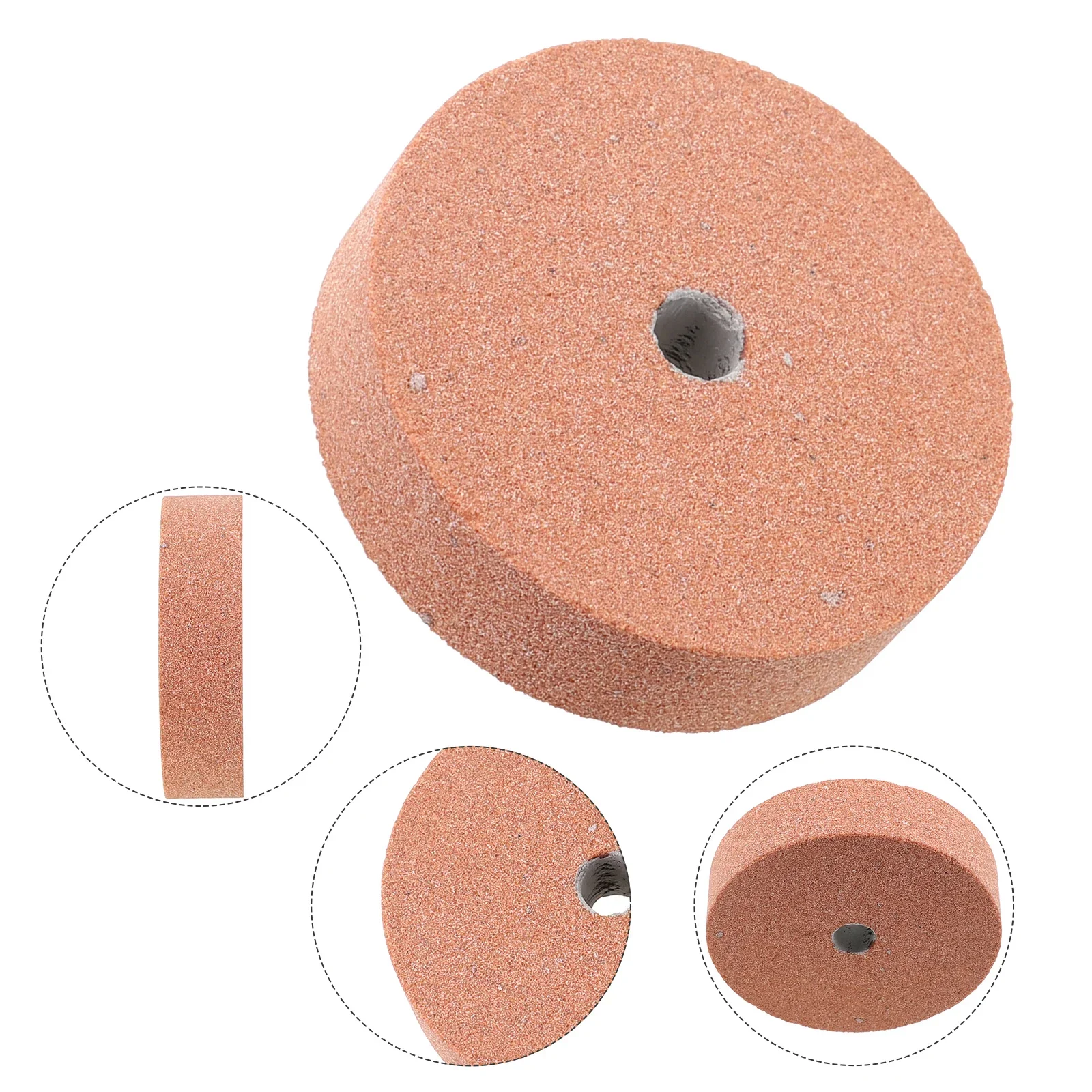 3" Grinding Stone Polishing Wheel 10mm Bore Set For Bench Grinder Metal Working Ceramic Tool Accessories