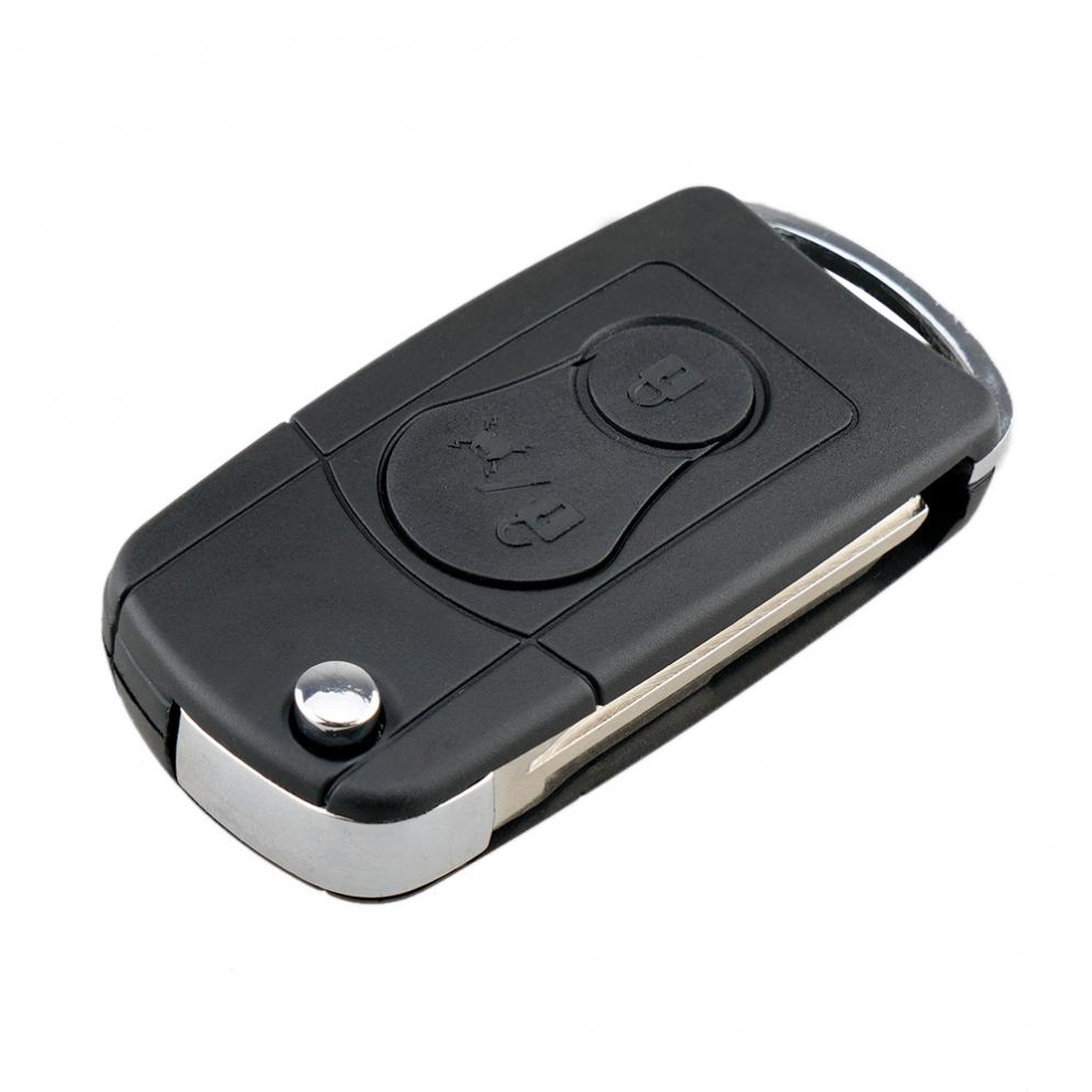 Clé télécommande pliable à 2 boutons, mise à niveau, étui pour SsangYong Actyon / Kyron / Rexton