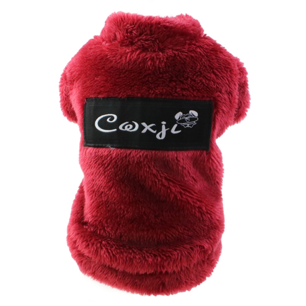 Coral Fleece Puppy Hond Hoodie Winter Warme Pet Kleding Voor Kleine Chihuahua Teddy Sweatshirt Kat Trui Jas Honden Huisdieren Kleding: C / XS